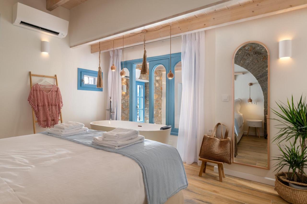 Appartement Cedrus Blue à Symi Extérieur photo