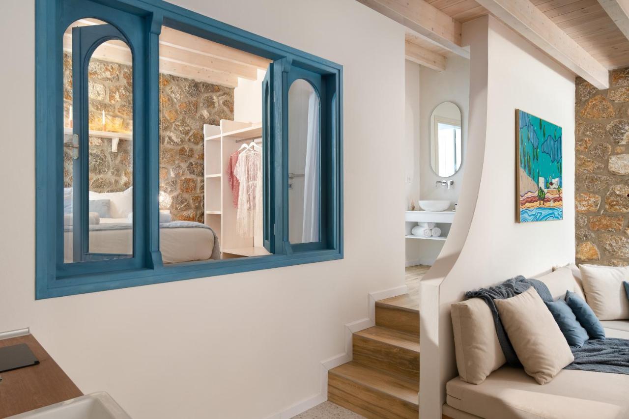Appartement Cedrus Blue à Symi Extérieur photo