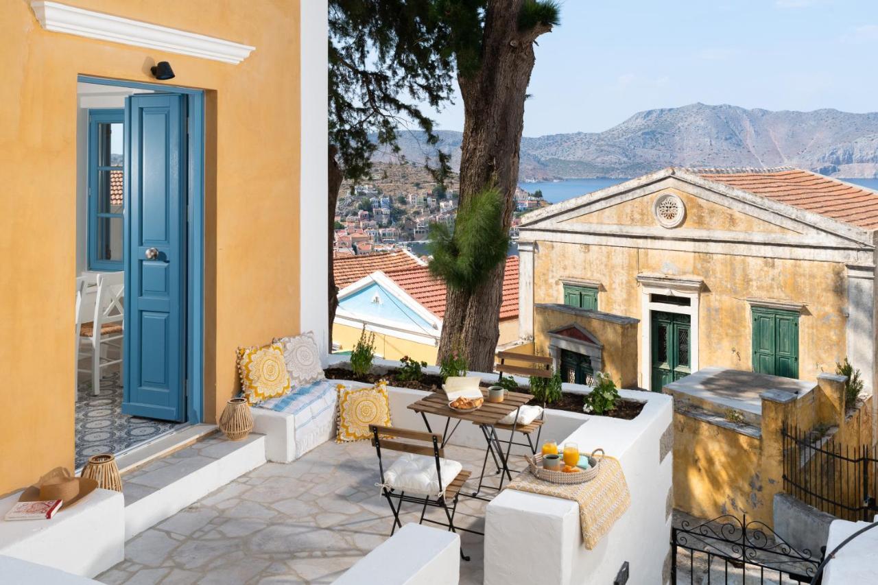 Appartement Cedrus Blue à Symi Extérieur photo